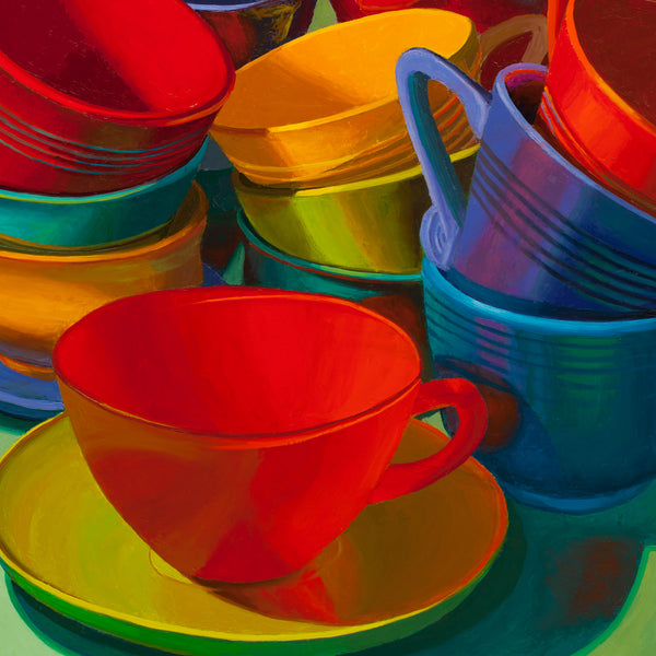 Red Tea Cup (Tile)